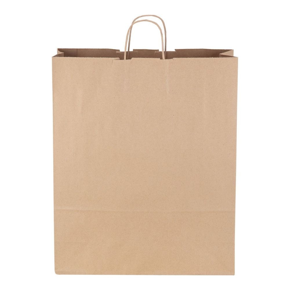 Duro Towner Basis Kraft Twist Handle Bag, 65 Pound Capacity -- 200 per case.