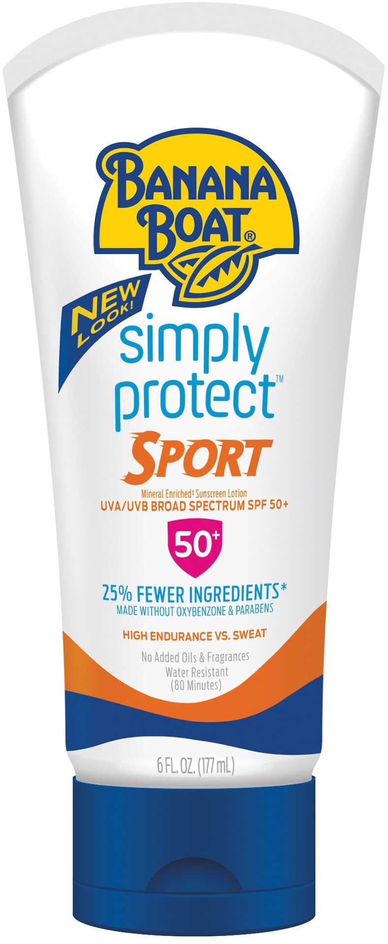 Banana Boat Simply Protect Sport Sunscreen Lotion, 6 Fluid Ounce -- 12 per case