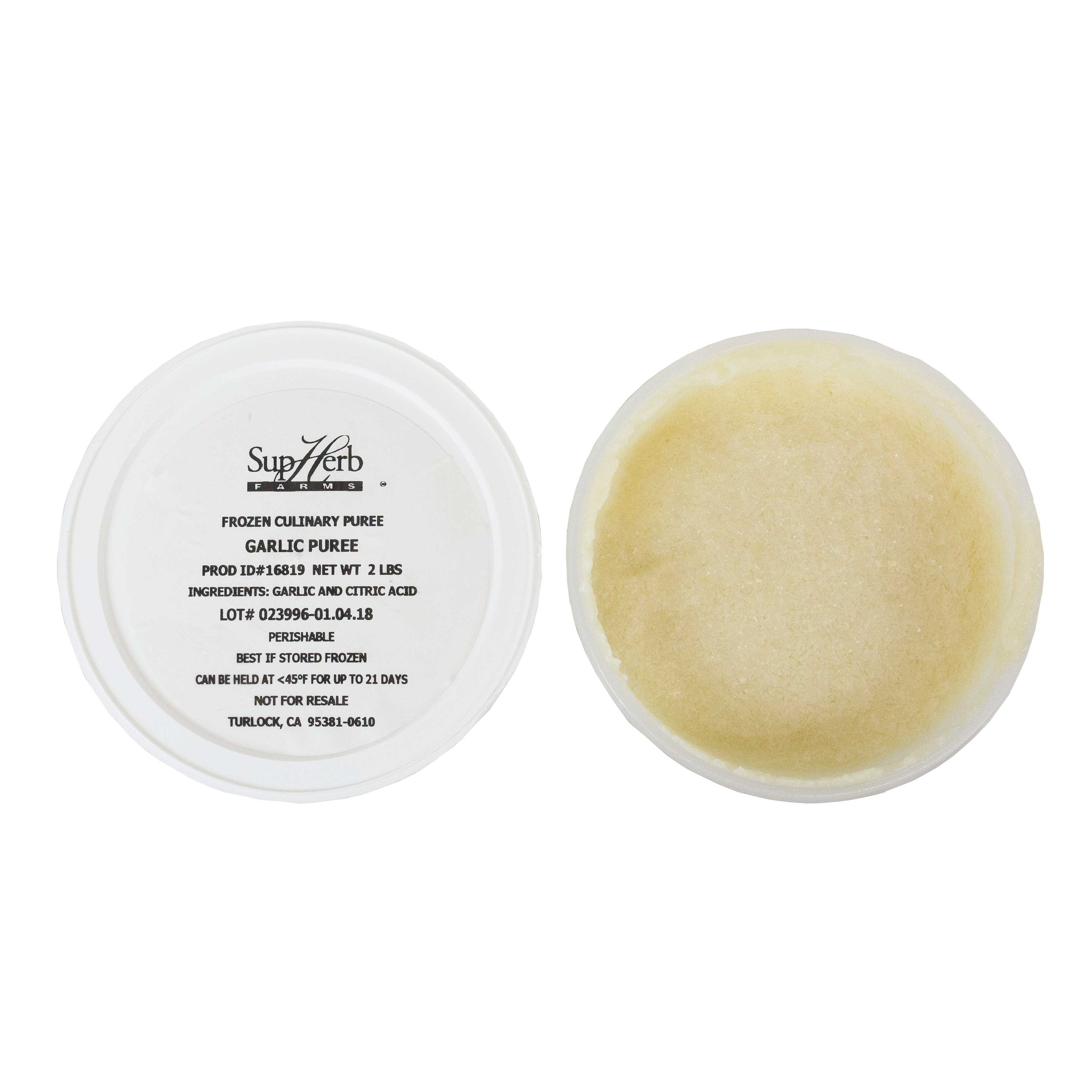 SupHerb Farms Garlic Puree, 2 Pound -- 2 per case.