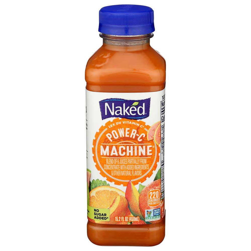 Naked Plus Power C Machine Juice, 15.2 Fluid Ounce -- 8 per case