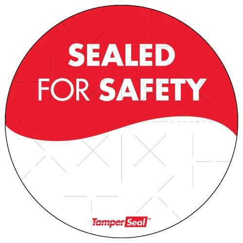 Daymark 3 Inch Circle Tamper Seal Labels -- 500 per case