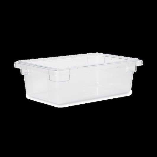 Rubbermaid Clear Food/Tote Box, 3.5 Gallon