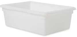 Rubbermaid White Food/Tote Box, 12.5 Gallon Capacity