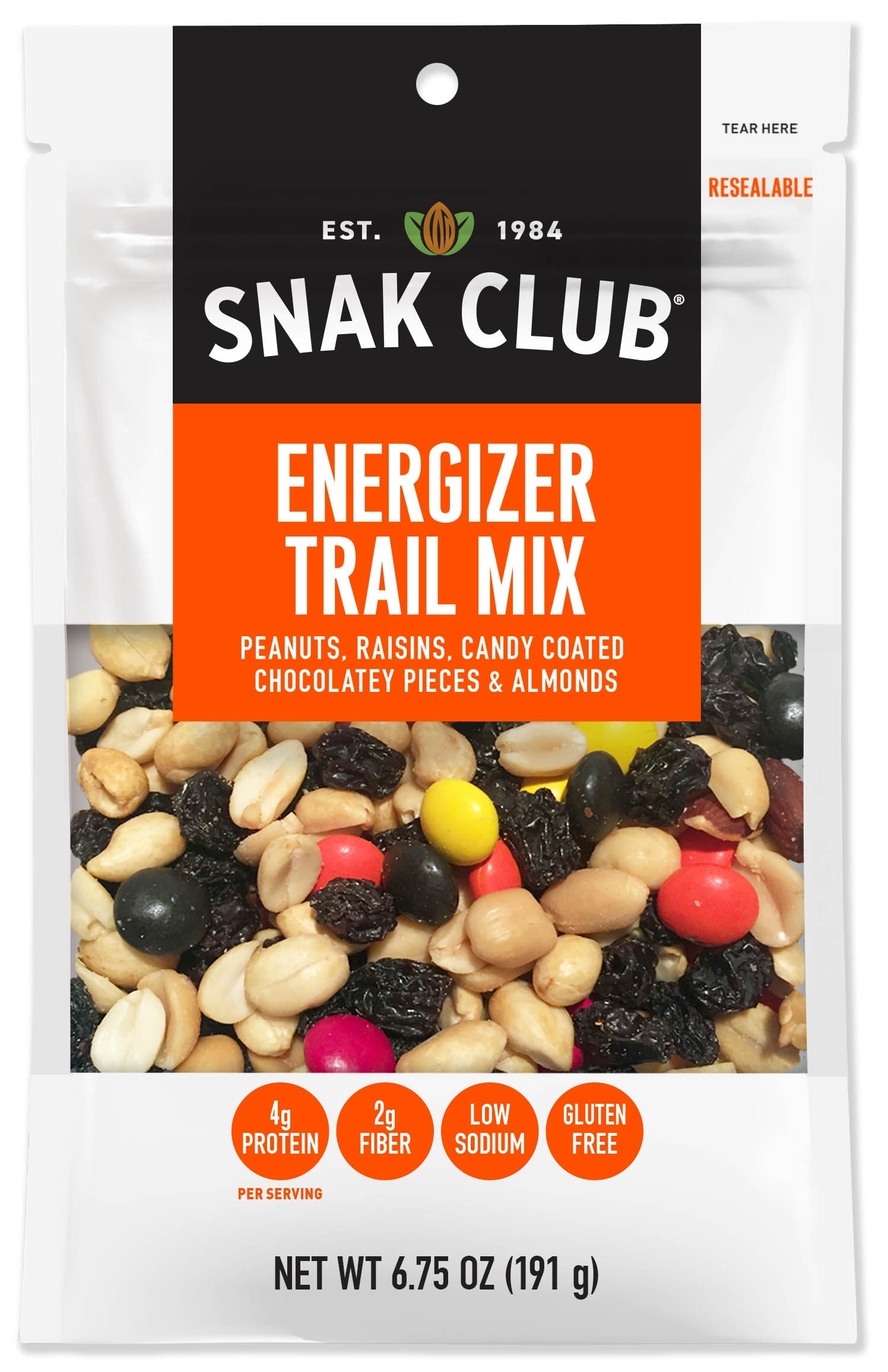 Century Snacks Energizer Trail Mix, 6.75 Ounce -- 6 per case