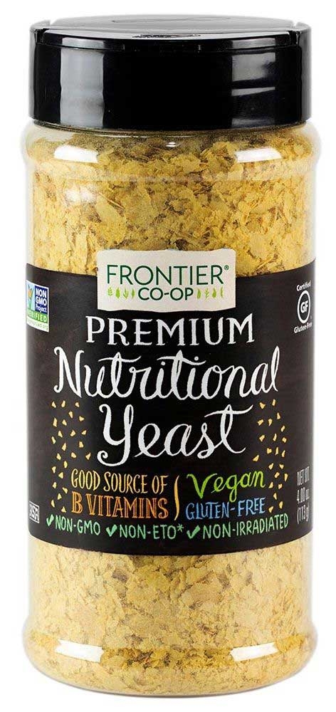 Frontier Premium Nutritional Yeast Flakes, 3.6 Ounce