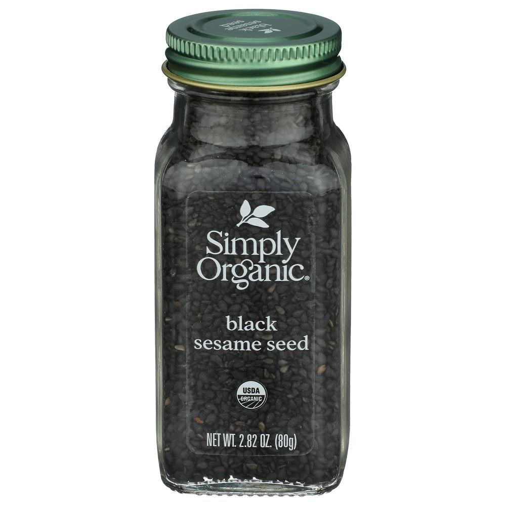 Simply Organic Black Sesame Seed, 2.82 Ounce -- 6 per case