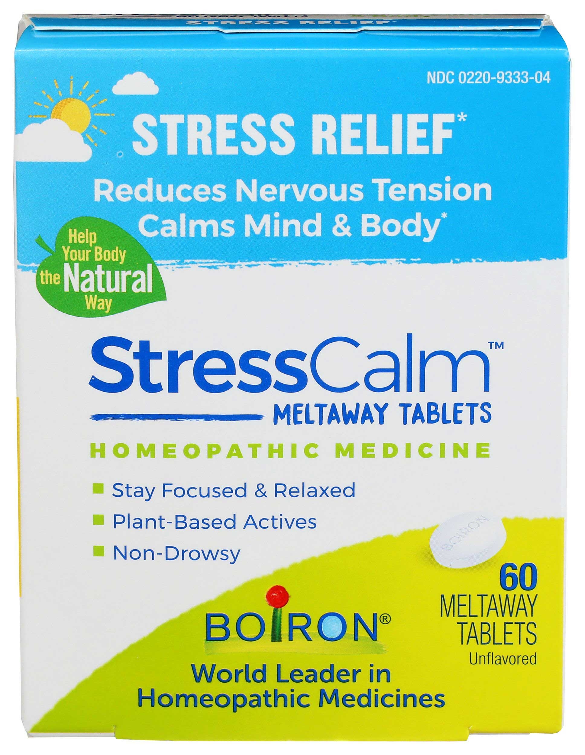 Boiron StressCalm Stress Relief Tablet, 60 count