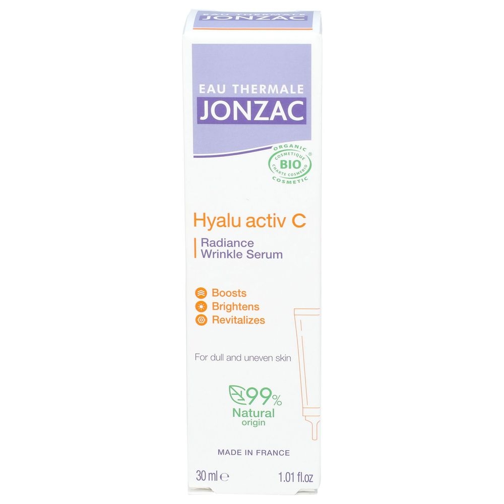 Eau Thermale Jonzac Organic Hyalu Activ C Radiance Wrinkle Serum, 1.01 Fluid Ounce