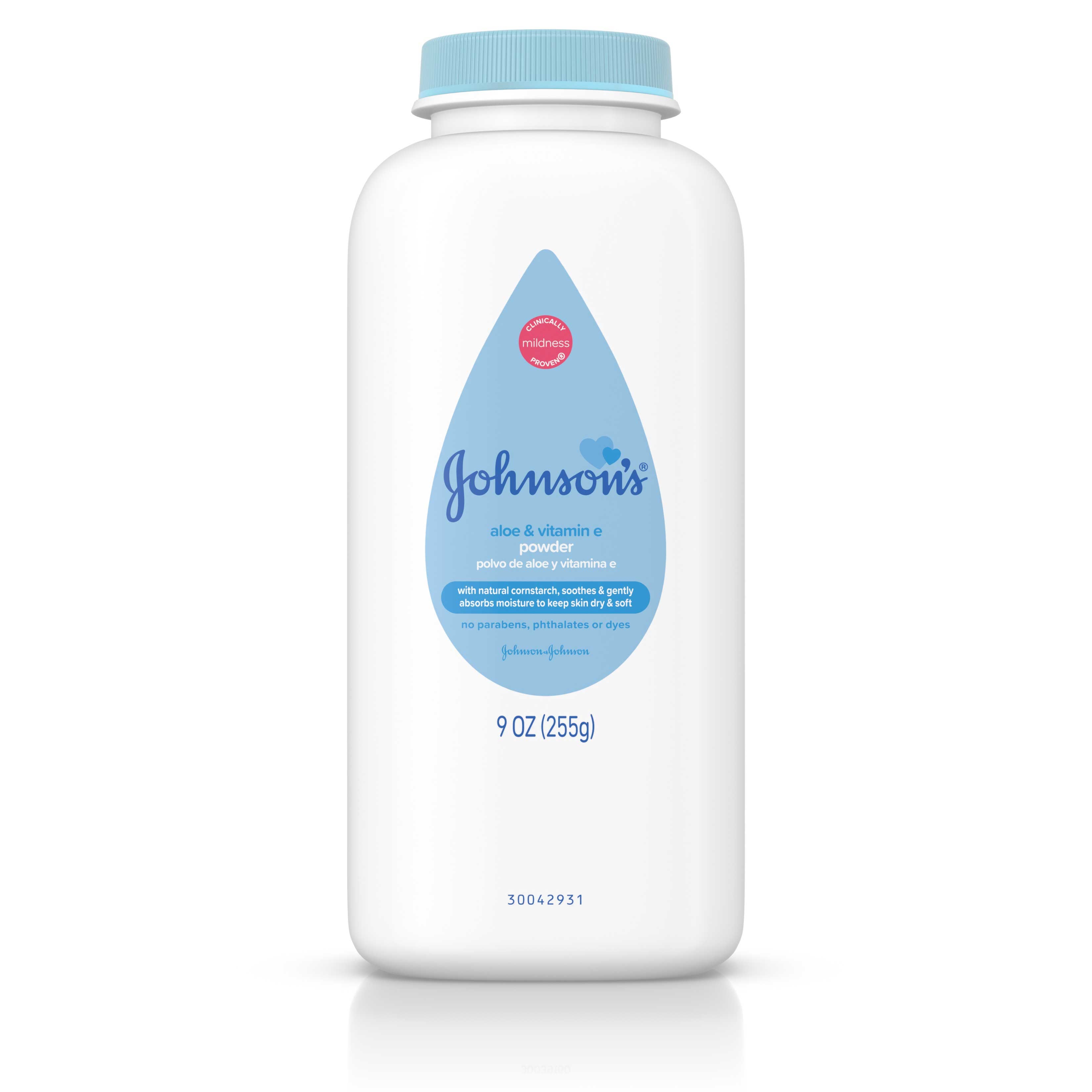 Johnsons Aloe and Vitamin with Cornstarch Baby Powder, 9 Ounce -- 48 per case