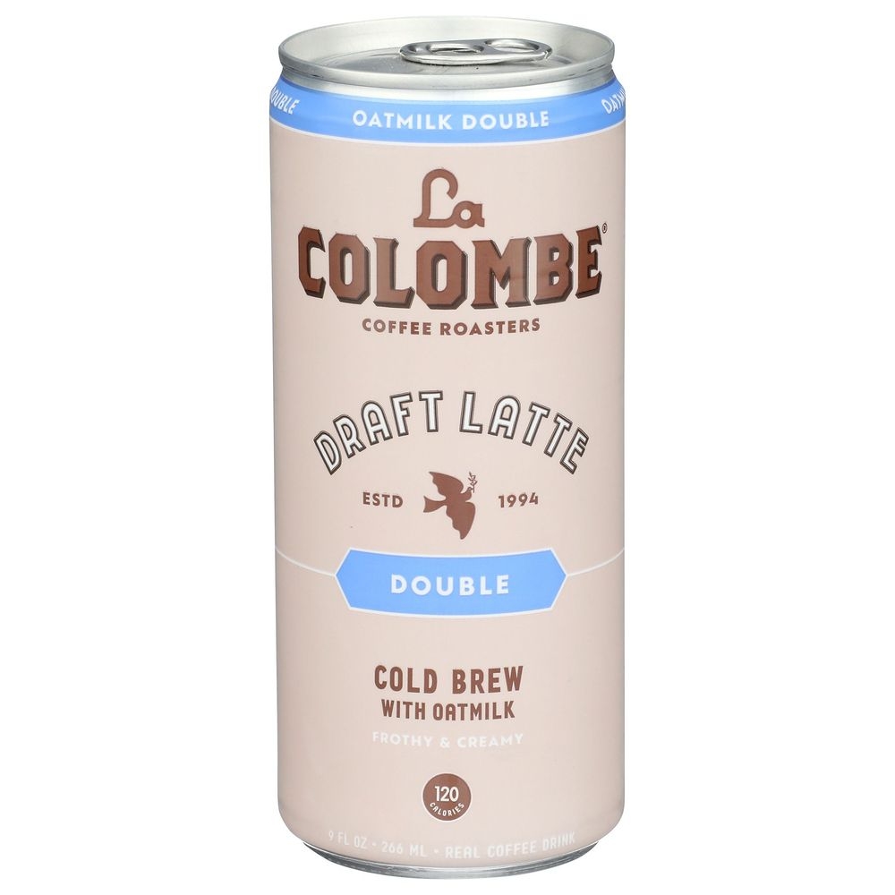 La Colombe Draft Latte Original Oatmilk Coffee Drink, 9 Ounce -- 12 per case