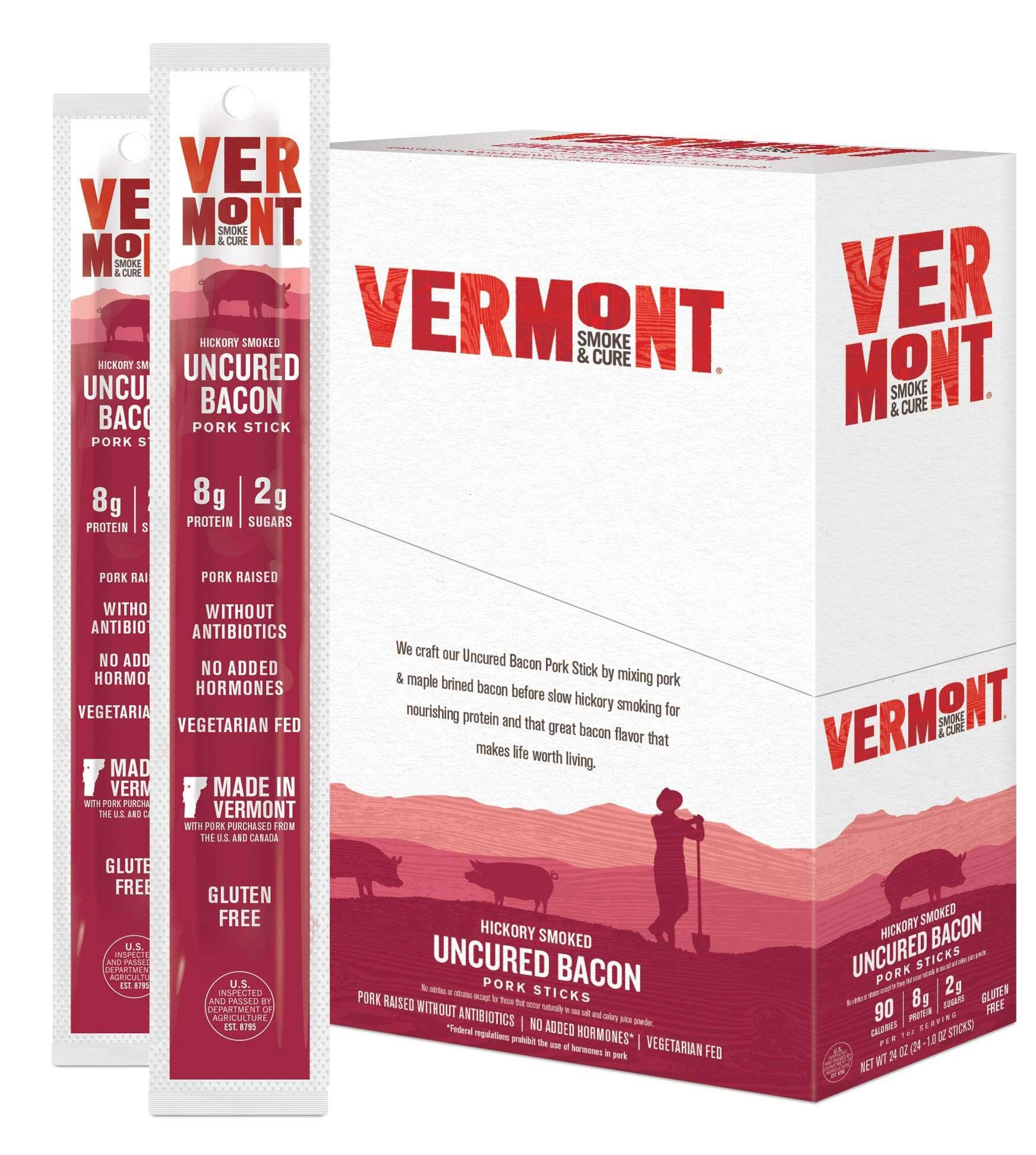 Vermont Smoke And Cure Bacon Pork Stick, 1 Ounce -- 48 per case