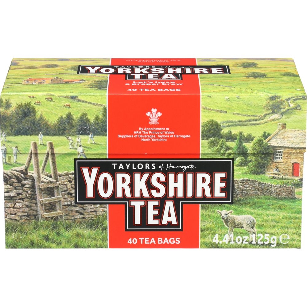 Taylors Of Harrogate Yorkshire Red Tea - 40 bags per pack -- 5 packs per case.