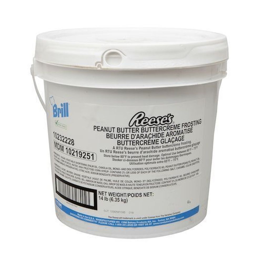 Brill Reeses Peanut Butter Buttercreme Frosting, 14 Pound