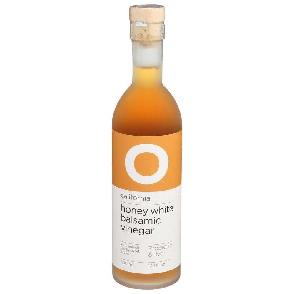 O Olive Oil Honey White Balsamic Vinegar, 10.1 Fluid Ounce -- 6 per case