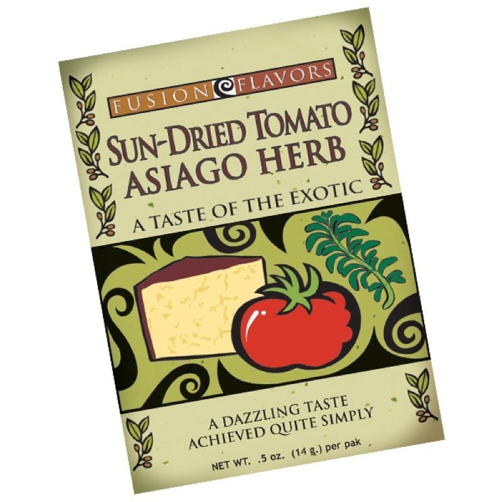 Fusion Flavors Sun-Dried Tomato Asiago, 0.5 Ounce -- 12 per case