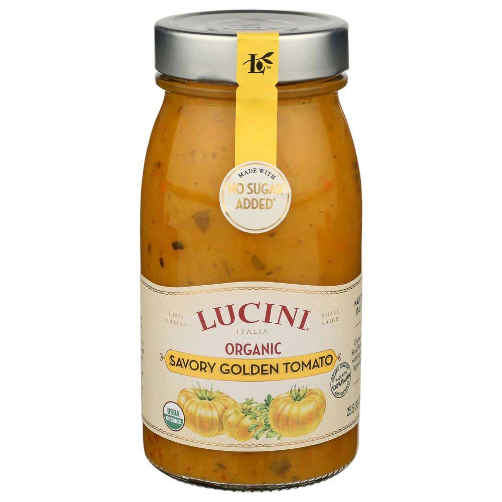 Lucini Organic Savory Golden Tomato Sauce, 25.5 Ounce -- 6 per case