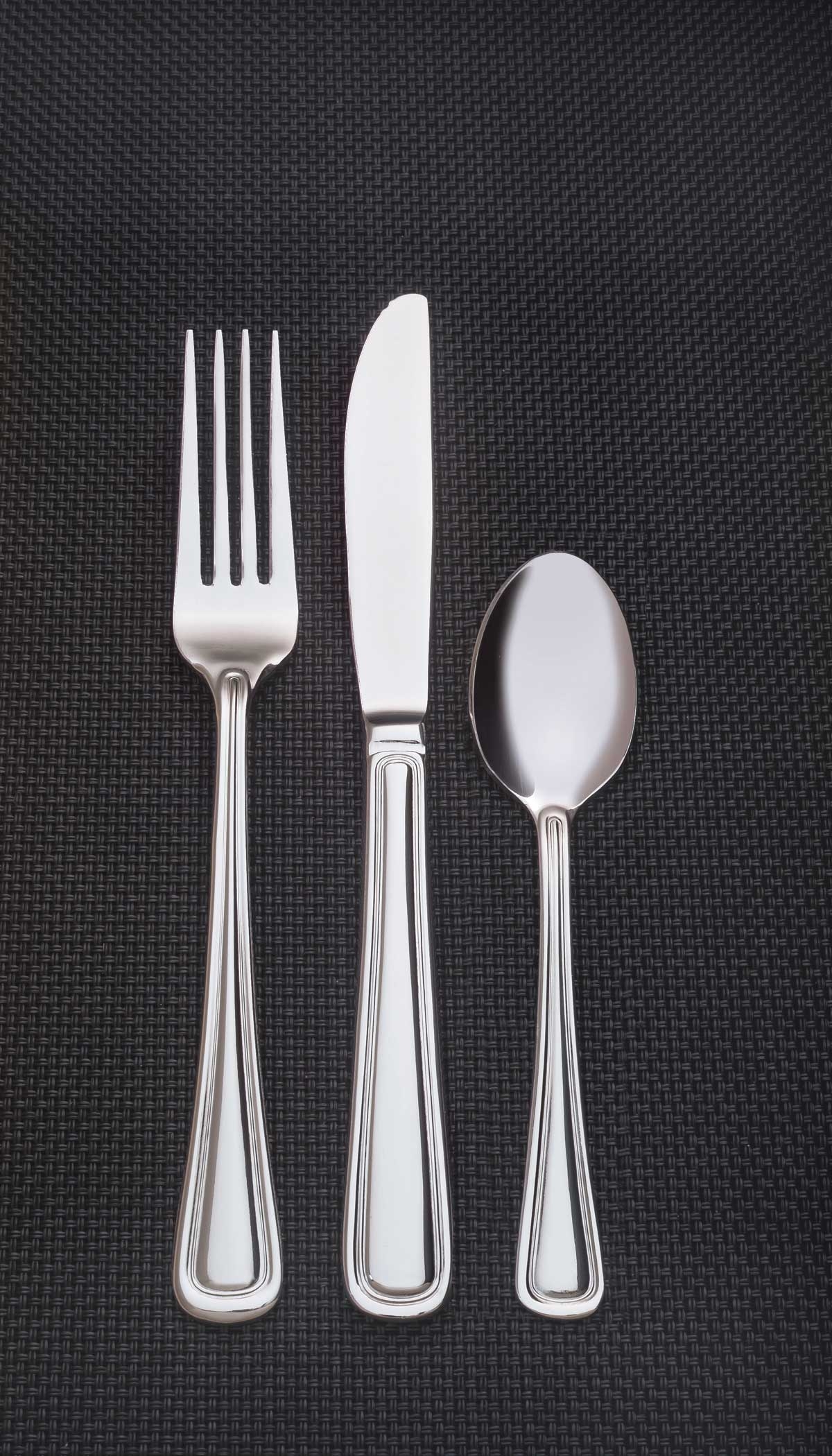 World Tableware World 18/0 Collection Classic Rim Stainless Steel Salad Fork -- 36 per case.