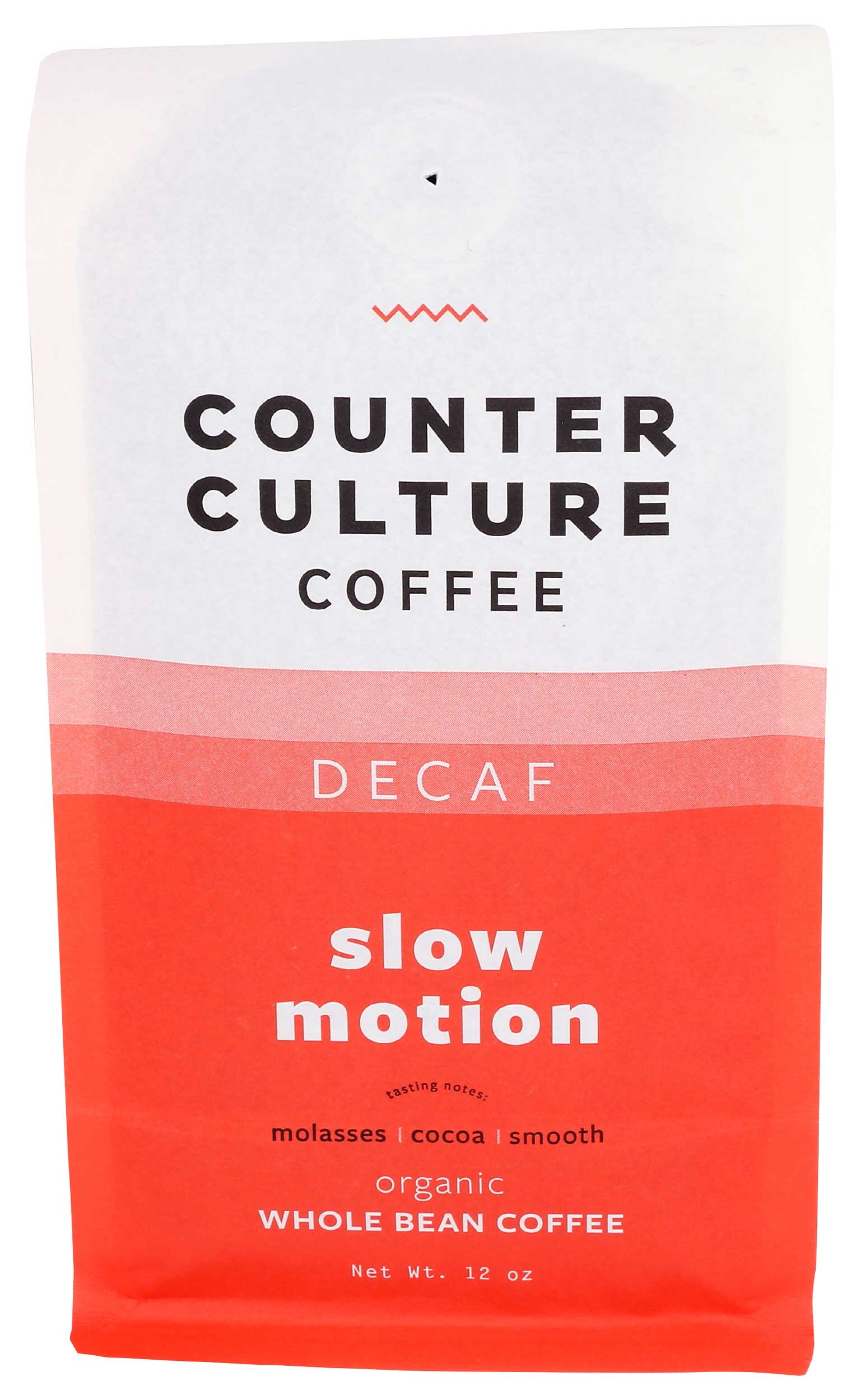 Counter Culture Decaf Slow Motion Organic Whole Bean Coffee, 12 Ounce -- 6 per case