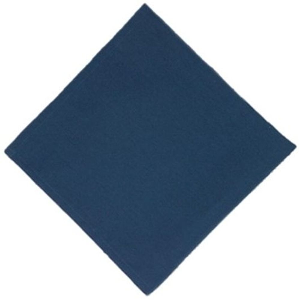 CTC Navy Spun Polyester Napkins, 12 count - 25 per case
