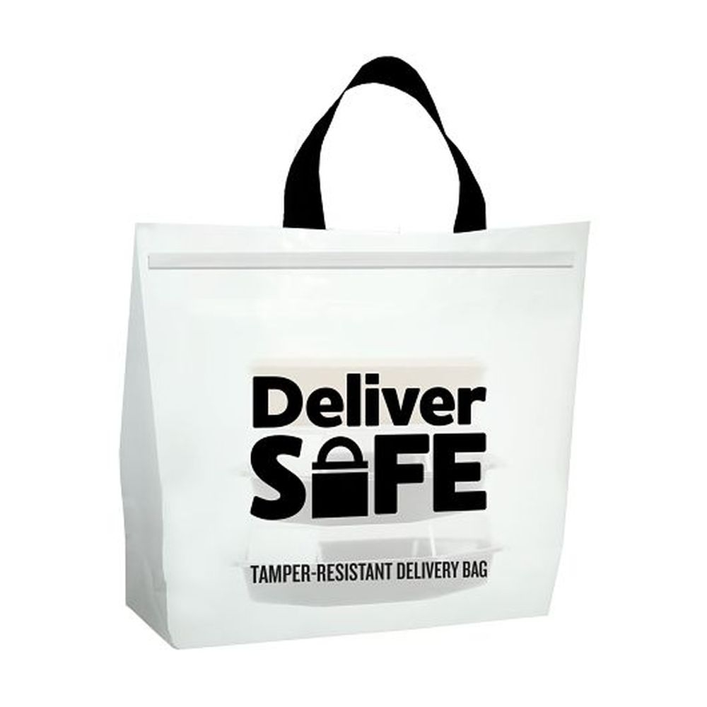 Command Packaging Deliver Safe Tamper Resistant Stock Bag, 21 x 20 x 10 inch -- 250 per case