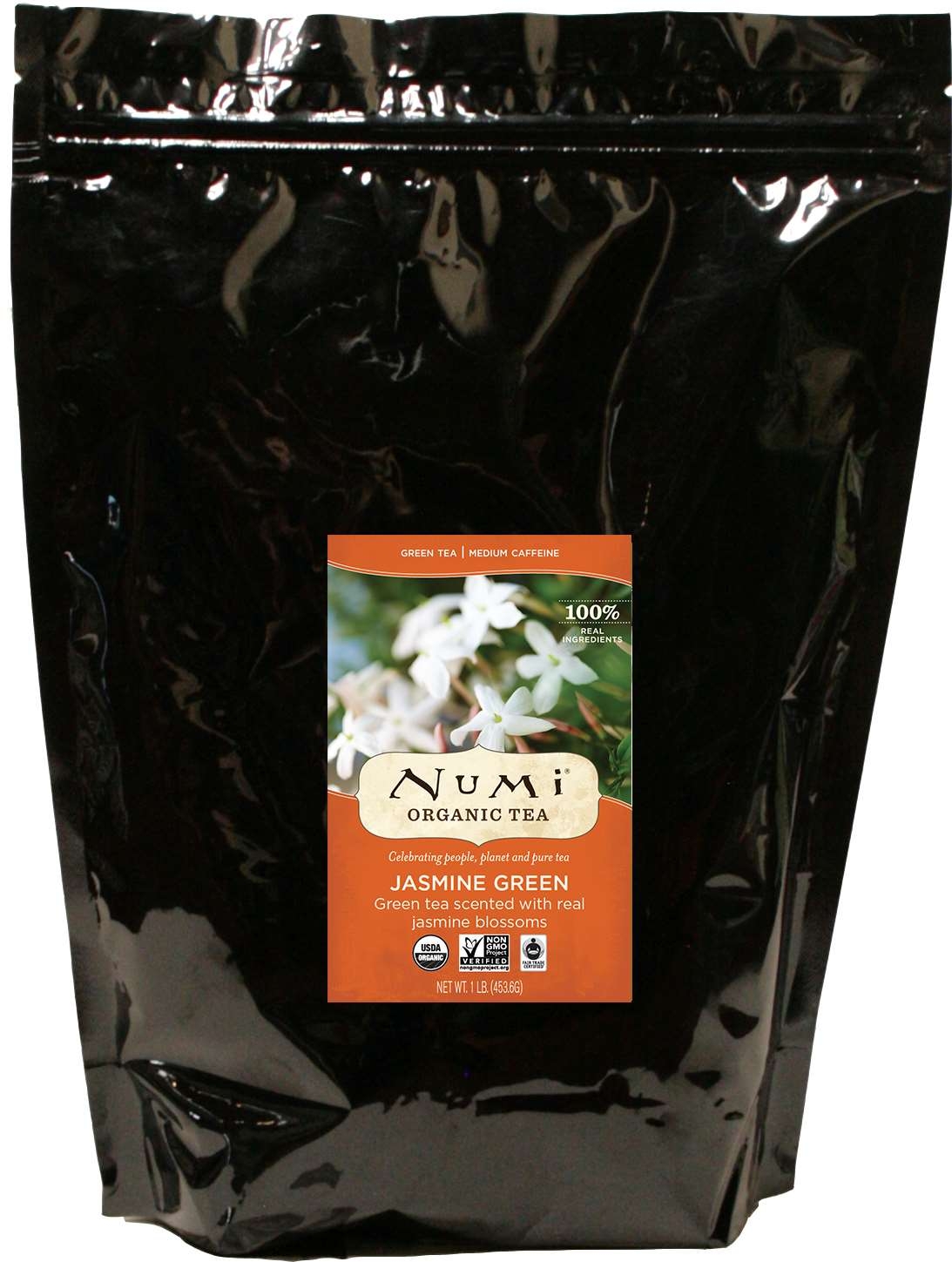 Numi Organic Jasmine Green Tea, 1 Pound -- 6 per case