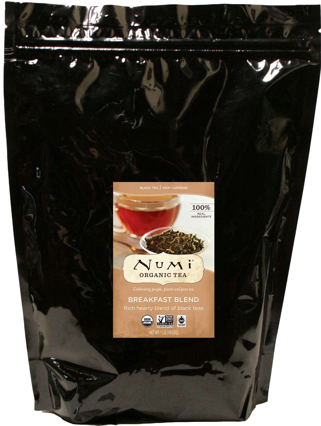 Numi Organic Breakfast Blend Black Tea, 1 Pound -- 6 per case