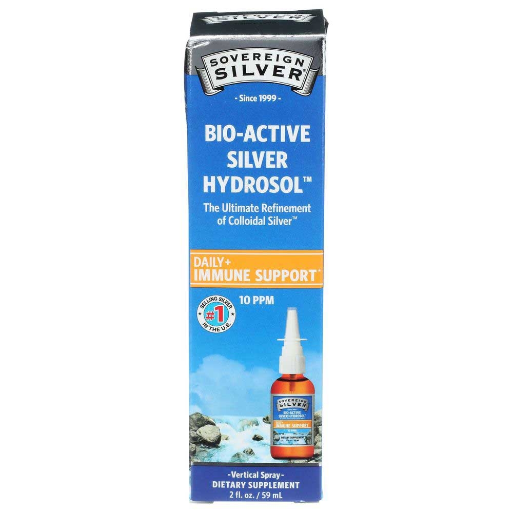 Sovereign Silver Bio-Active Silver Hydrosol Spray for Daily Immune Support , 2 Fluid Ounce
