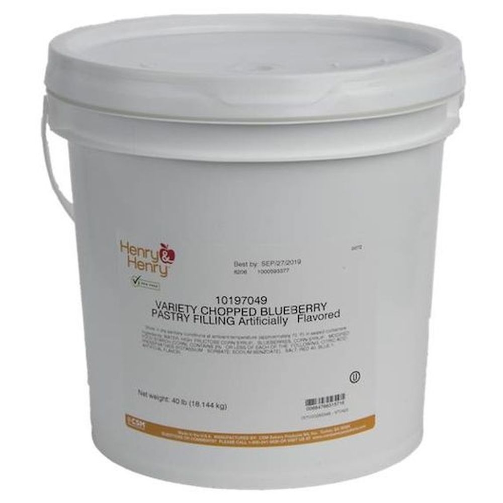 Henry and Henry Chopped Blueberry Filling, 40 Pound