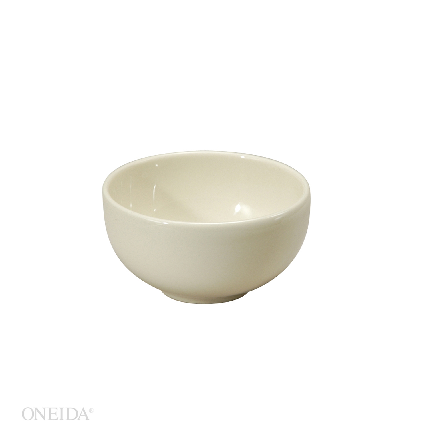 Oneida 8 Ounce Classic Shape Victorian Bouillon Dish 4.06 Inch - Classic Undecorated Pattern -- 36 Per Case.