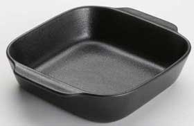 American Metalcraft Porcelain Black Matte Finish Casserole, 24 Ounce