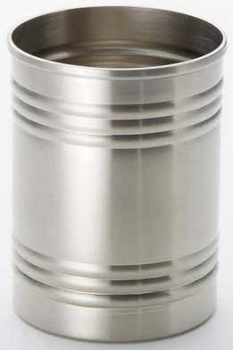 American Metalcraft Sliver Stainless Steel Three Ring Fry Can, 12 Ounce
