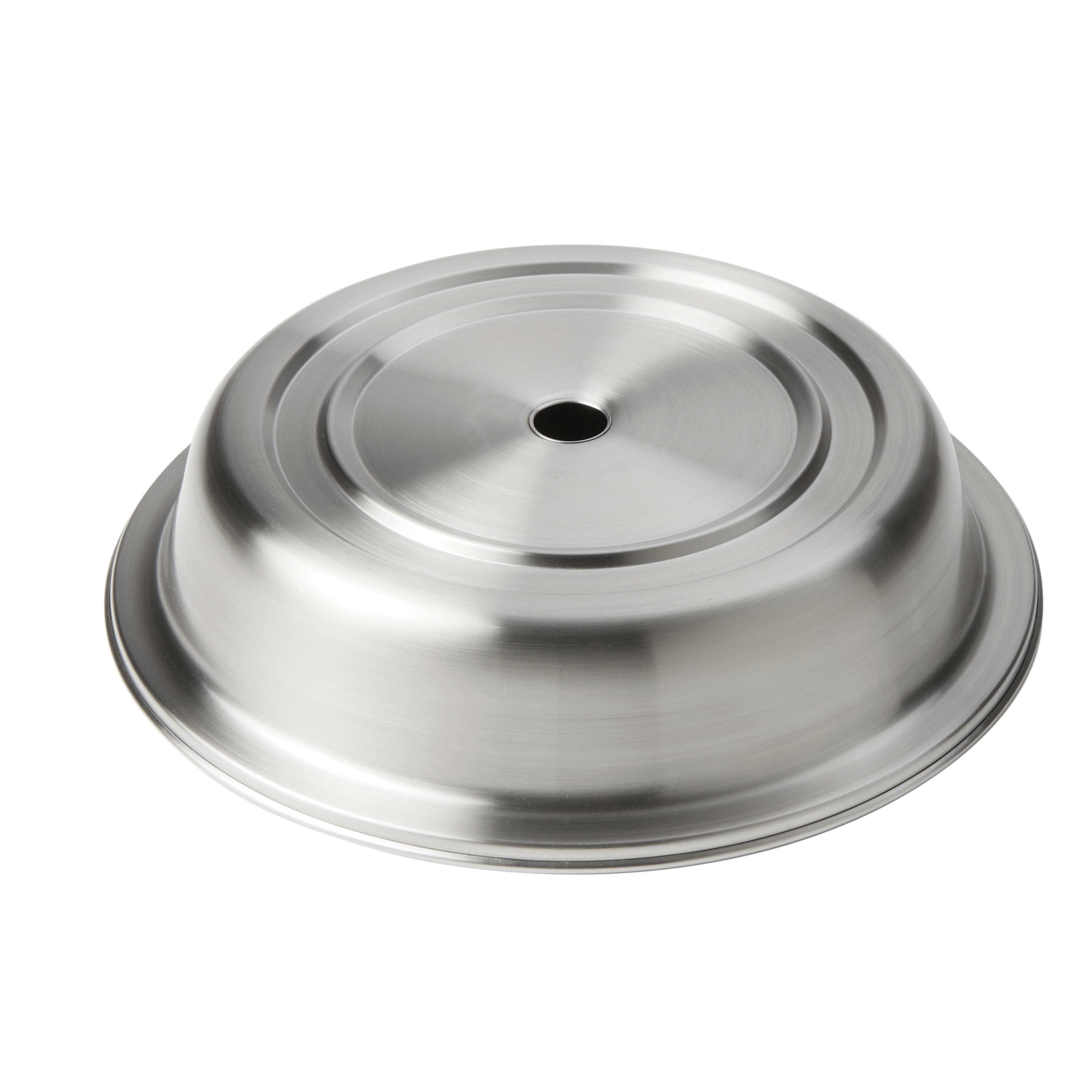 American Metalcraft Stainless Steel Satin Finish Plate Cover for Regular Foot Plates, 10 1/2 to 10 15/16 inch Dia