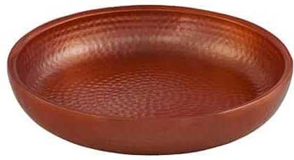 American Metalcraft Copper Hammered Aluminum Double Wall Seafood Tray, 80 Ounce Capacity