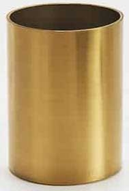 American Metalcraft Stainless Steel Satin Finish Gold Cylinder Sugar Packet Holder, 2 inch Dia x 2-3/4 inch Height