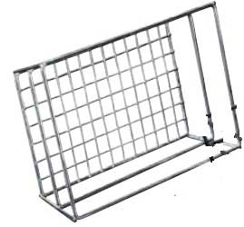 American Metalcraft Steel Chrome Finish Small Grid Basket, 9 x 6 x 2 1/2 inch