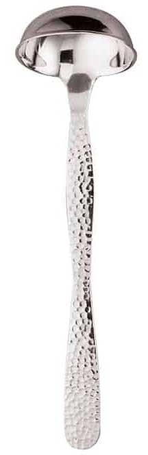 American Metalcraft Stainless Steel Hammered 1 Ounce Ladle, 9 inch Length