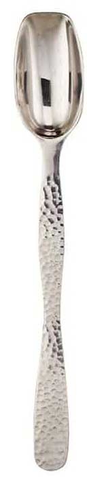 American Metalcraft Stainless Steel Hammered Spoon, 9 1/2 inch Length