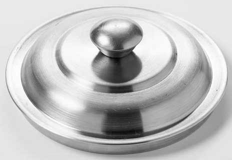 American Metalcraft Lid for Oscar Stainless Steel Mini Trash Can, 3 3/4 inch Dia x 1 1/2 inch Height