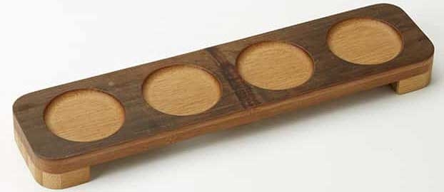American Metalcraft Carbonized Bamboo Flight Board -- 16 per case
