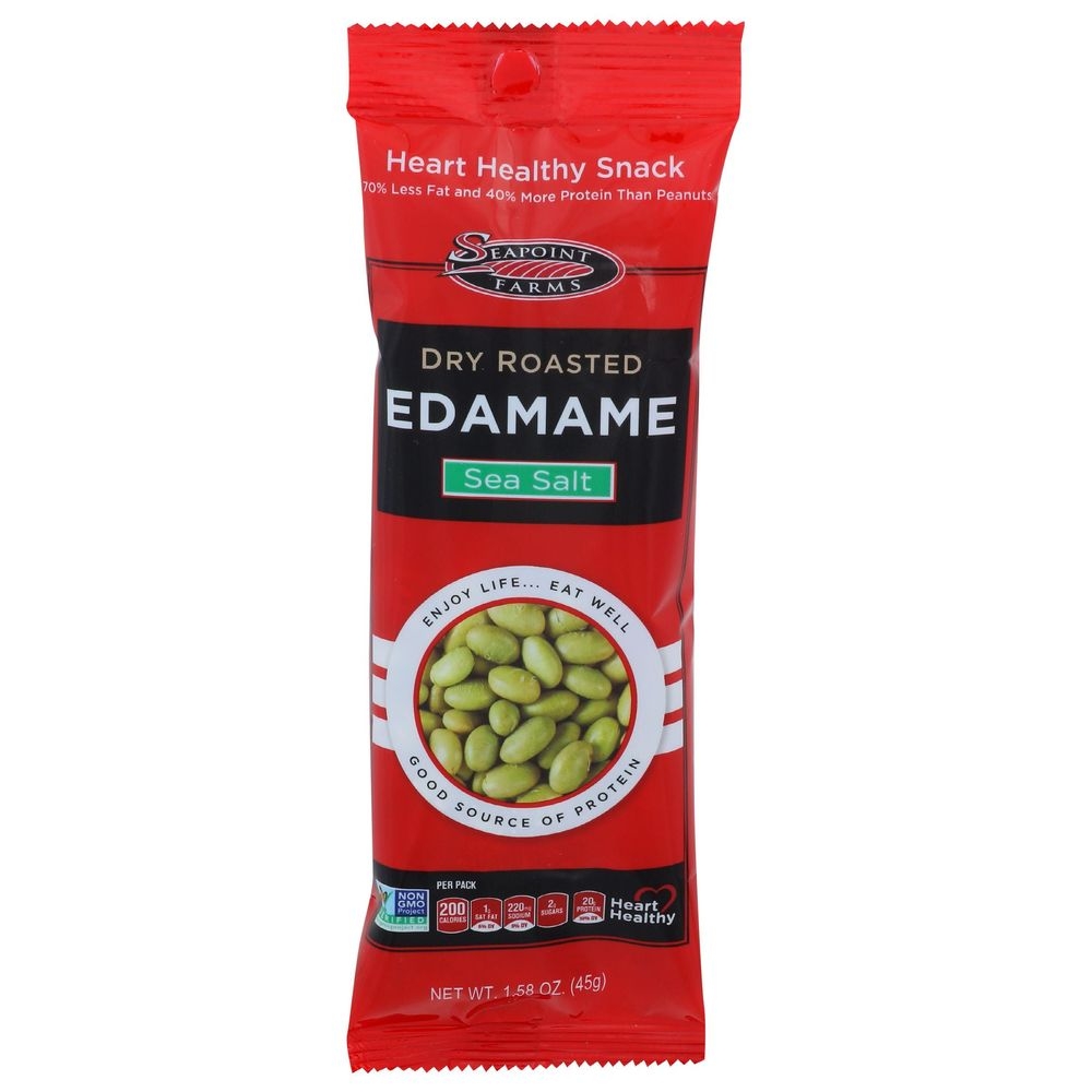 Seapoint Farms Lightly Salted Dry Roasted Edamame, 1.58 Ounce -- 12 per case