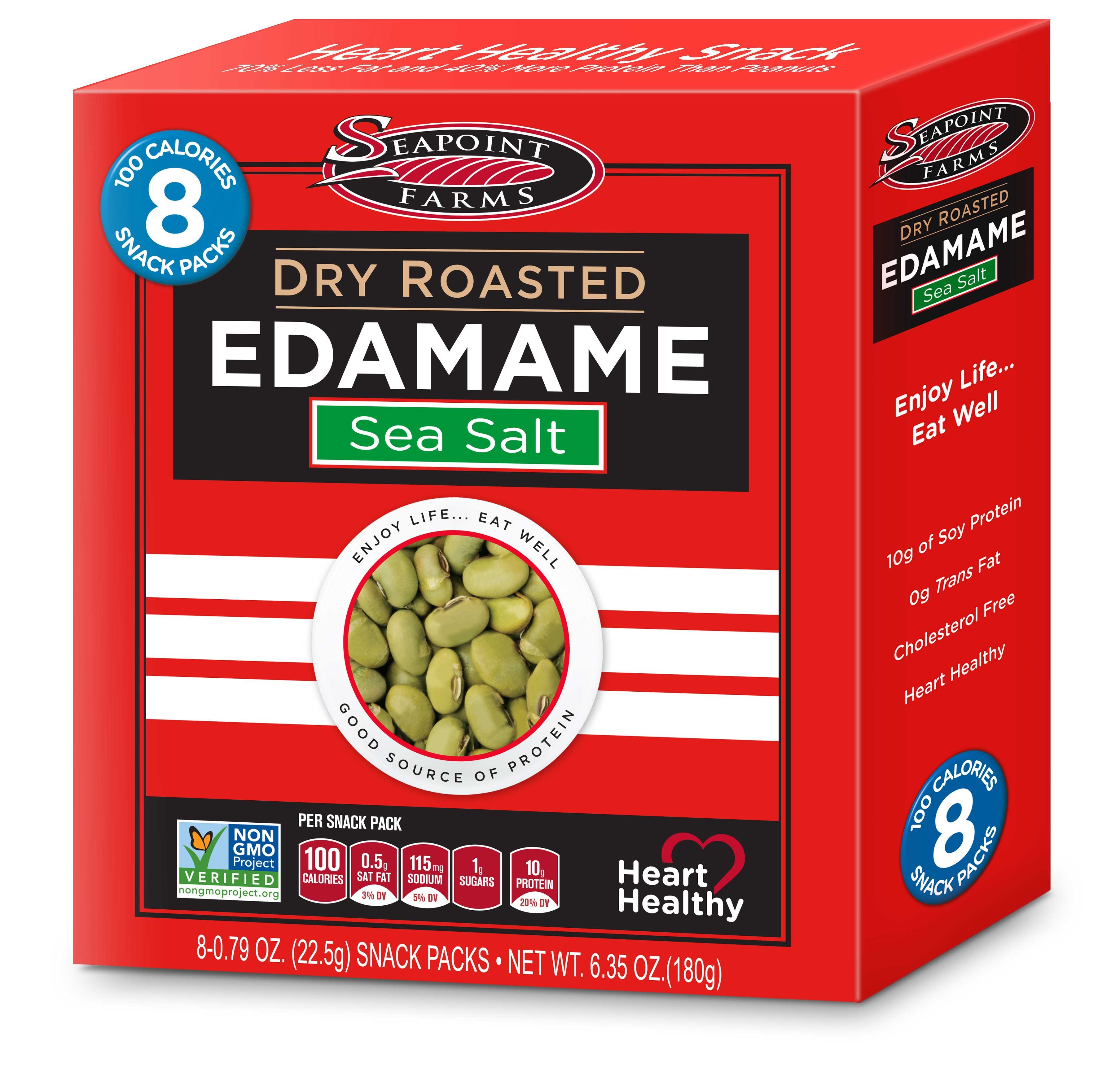 Seapoint Farms Lightly Salted Dry Roasted Edamame, 6.35 Ounce -- 12 per case