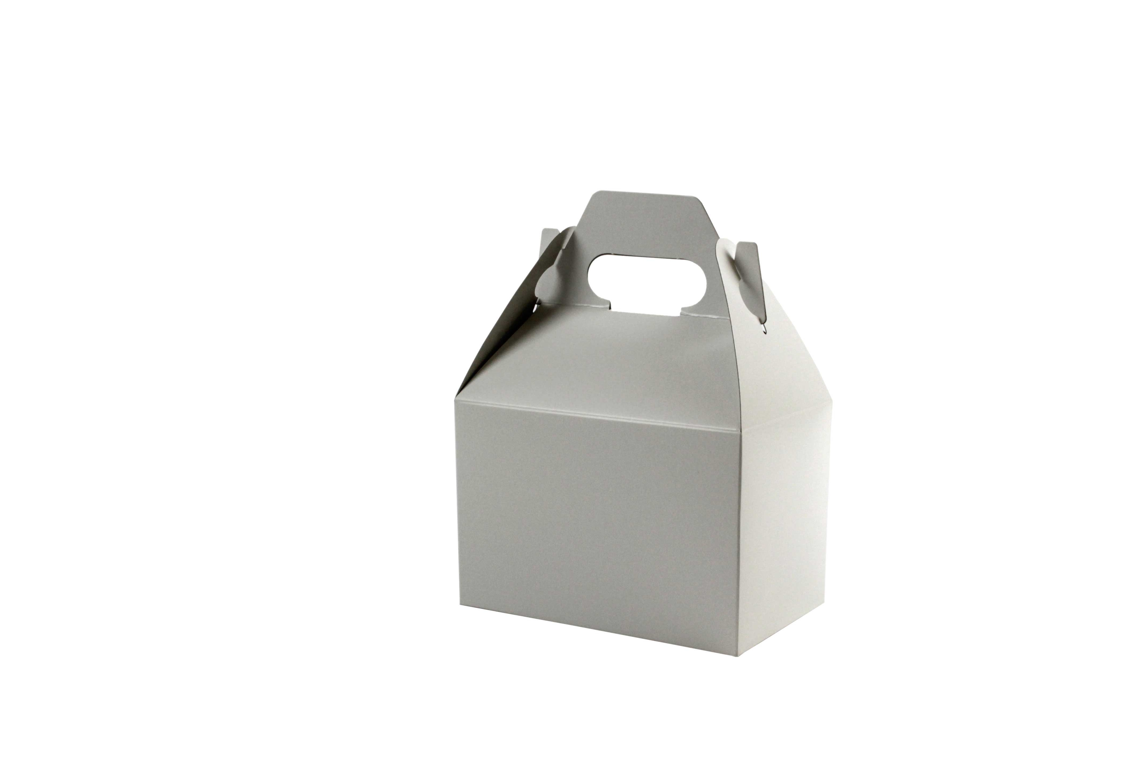 Boxit White Gable Boxes with Automatic Bottom, 6 x 4 x 4 inch -- 100 per case.