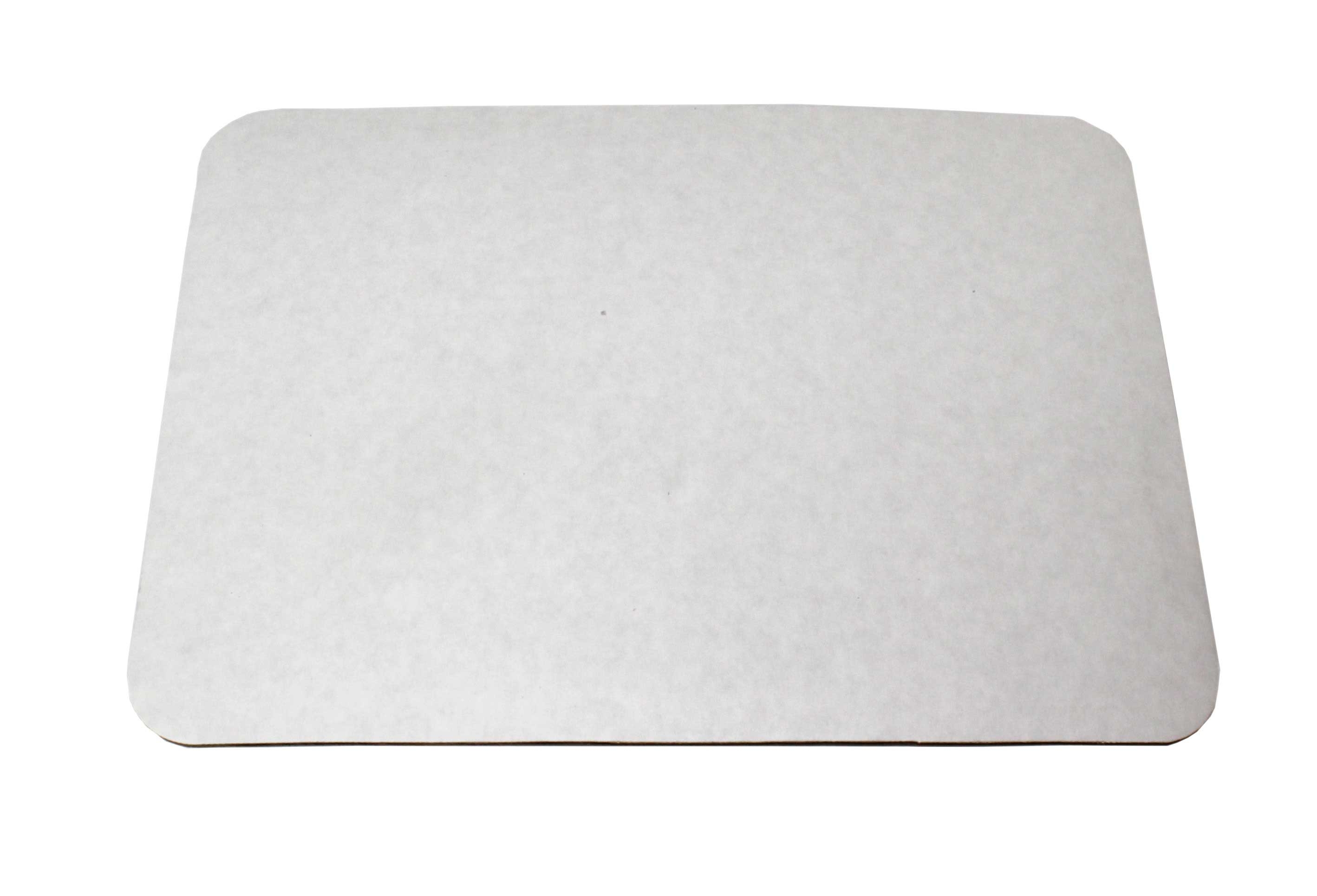Boxit Single Wall Full Sheet Mottled White Cake Pad -- 100 per case.