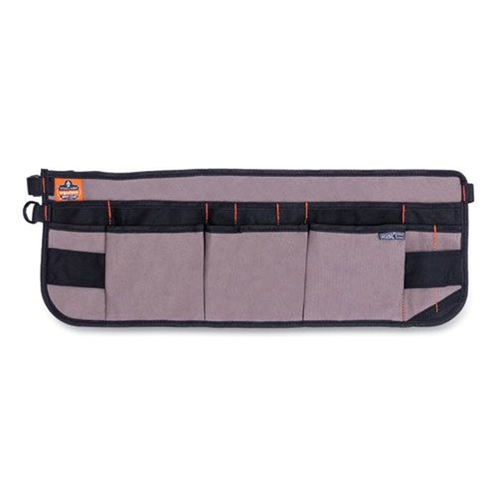 ergodyne Arsenal 5707 Canvas Gray 14 Compartments Waist Apron, 25.5 x 34 inch