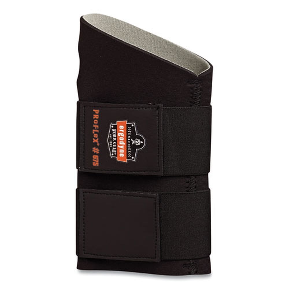 ergodyne ProFlex 675 Black Large Ambidextrous Double Strap Wrist Support Fits Left and Right Hand