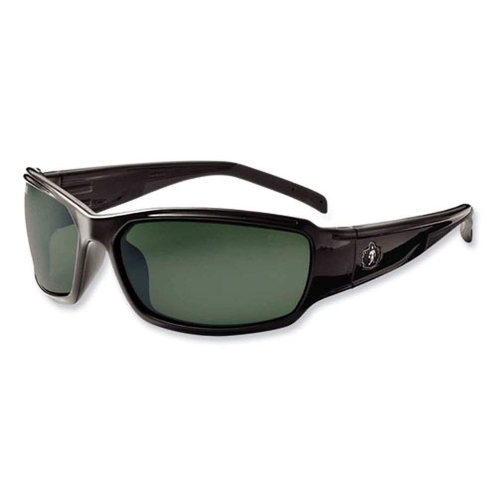 ergodyne Skullerz Thor Safety Glasses with Black Nylon Impact Frame and Polarized G15 Polycarbonate Lens