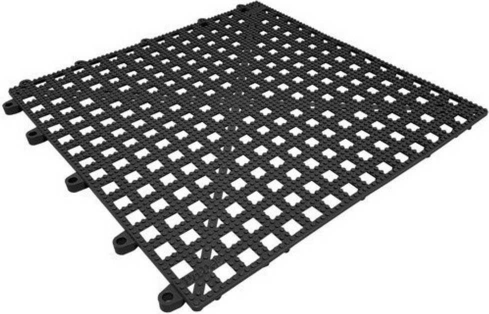 Cactus Mat Pool Blue Beveled Edge Dri Dek Tile.
