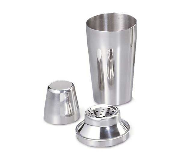 Tablecraft Stainless Steel 3 Piece Bar Shaker Set, 16 Ounce Capacity -- 6 Per Case