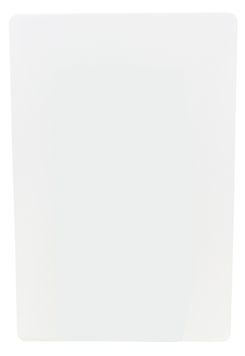 Tablecraft Polyethylene White Cutting Board, 15 x 20 inch.