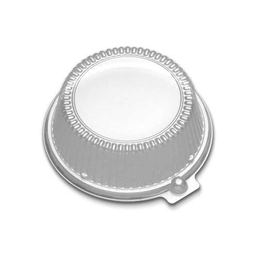 D and W Fine Pack Clear Plastic Round Plate Dome Lid Only, 7 inch -- 500 per case